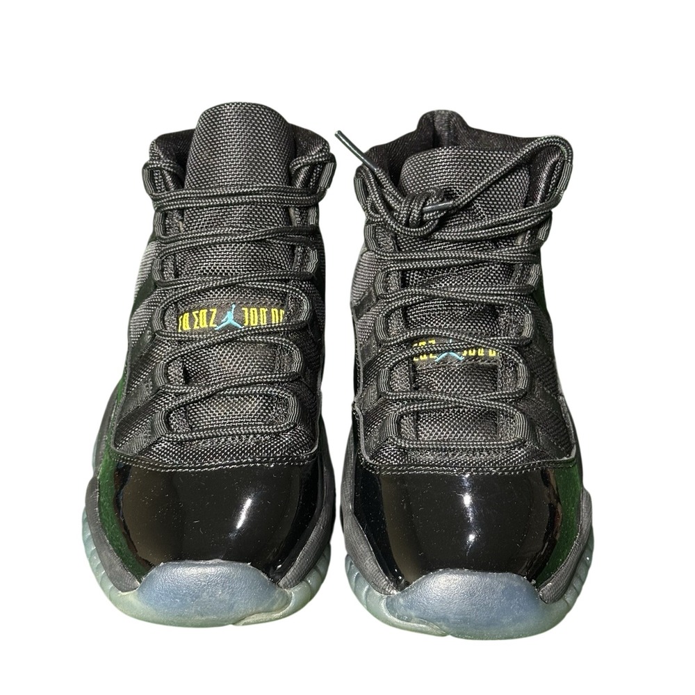 Nike Air Jordan 11 Retro Gamma Blue Black 378038-006 Kids Size 3.5Y GS Sneakers - Picture 2 of 5
